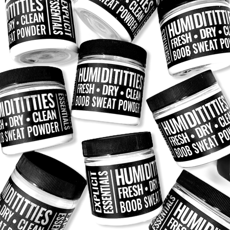 Humidititties, Boob Sweat Powder, Powder Deodorant, Underboob